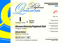 Marmara University Polyphonic Choir Diploma