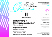 Lodz University of Technology Academic Choir Diploma