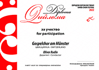 Basel's Cathedral Gospel Choir Diploma