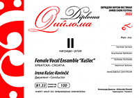 Female Vocal Ensamble Kušlec Diploma